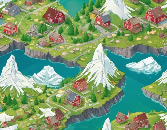 Greenland in the spring image