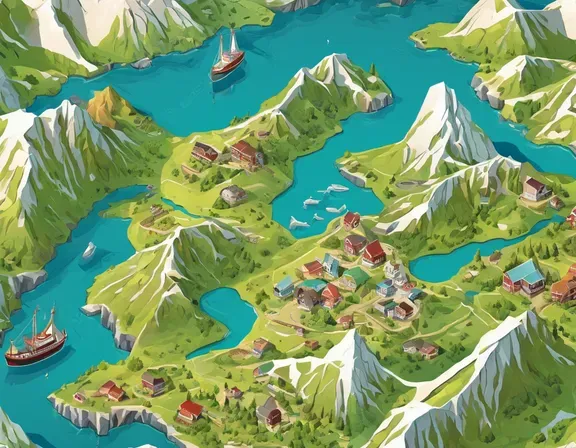 Greenland in the summer image