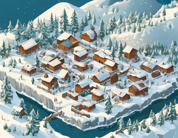 Guinea in the winter image