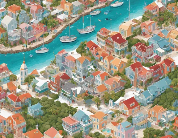 Gustavia in the winter image