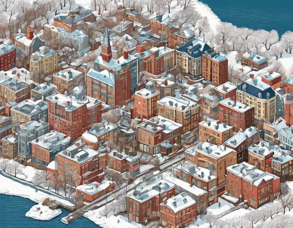 Halifax in the winter image