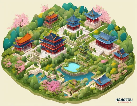 Hangzhou in the spring image