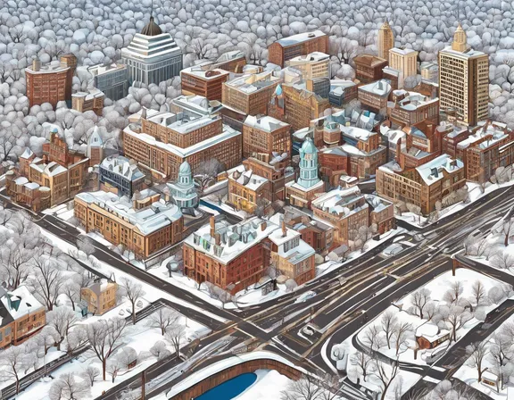 Hartford in the winter image