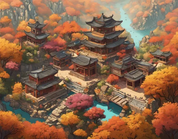 Hunan in the fall image