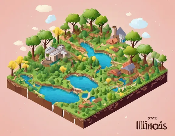 Illinois in the spring image