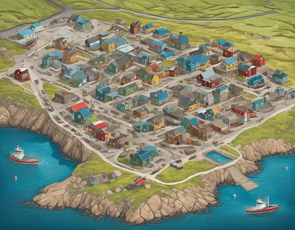 Iqaluit in the spring image