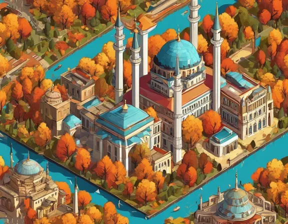 Istanbul in the fall image