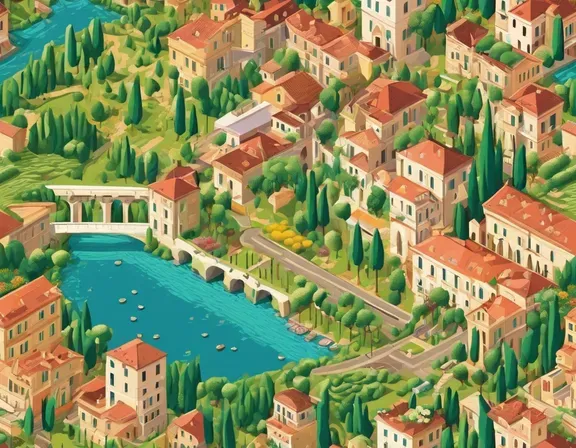 Italy in the spring image