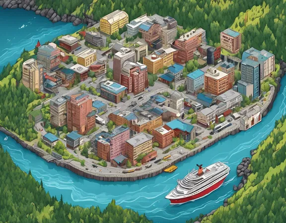 Juneau in the summer image