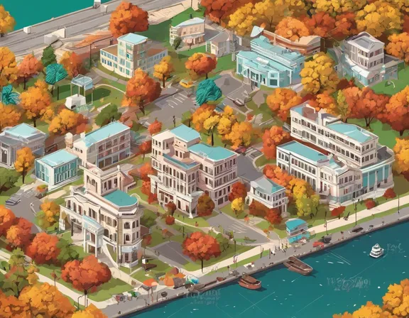 Kingston in the fall image