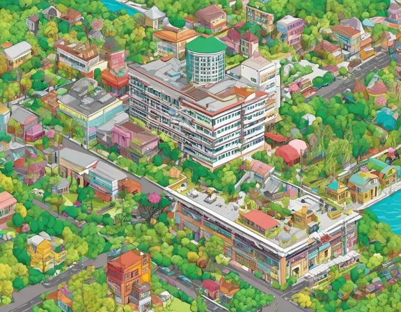 Kingston in the spring image