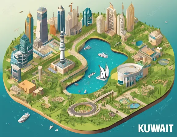 Kuwait in the spring image