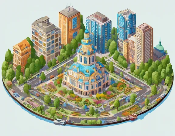 Kyiv in the spring image