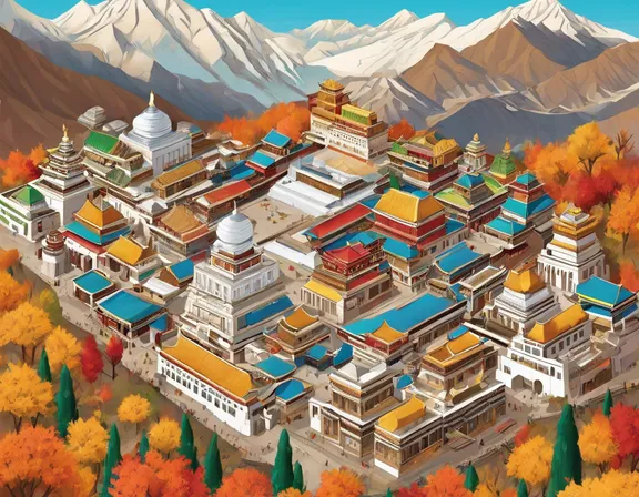 Lhasa in the fall image