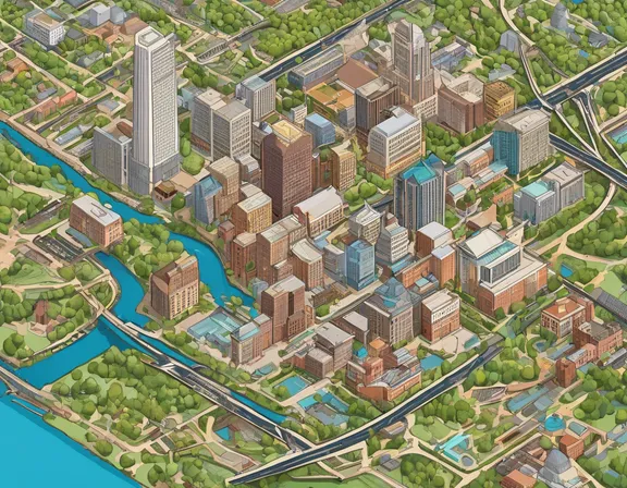 Lincoln NE in the spring image