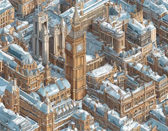 London in the winter image