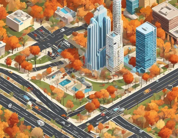 Los Angeles in the fall image