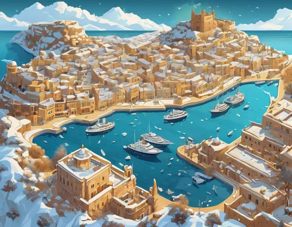 Malta in the winter image