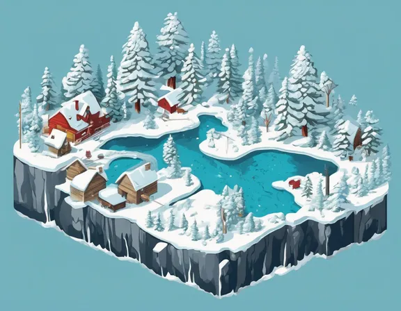 Manitoba in the winter image