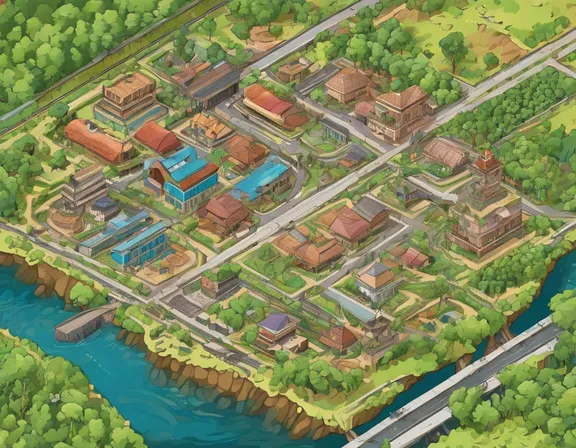 Mbandaka in the spring image