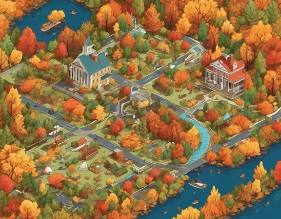 Michigan in the fall image