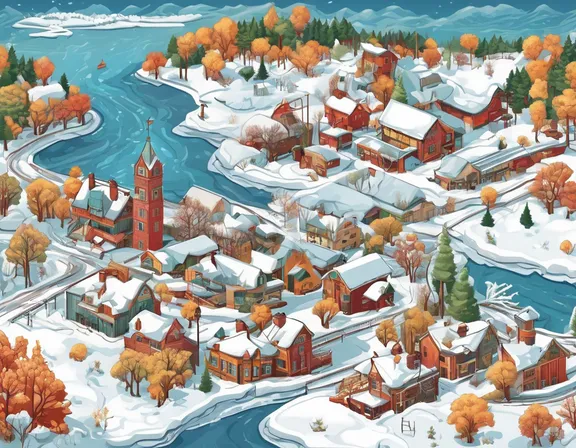 Minnesota in the winter image