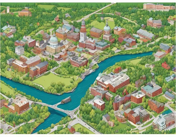 Montpelier in the spring image