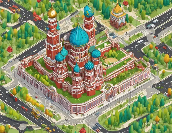 Moscow in the spring image