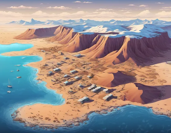 Namibia in the winter image