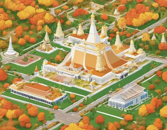 Naypyidaw in the fall image