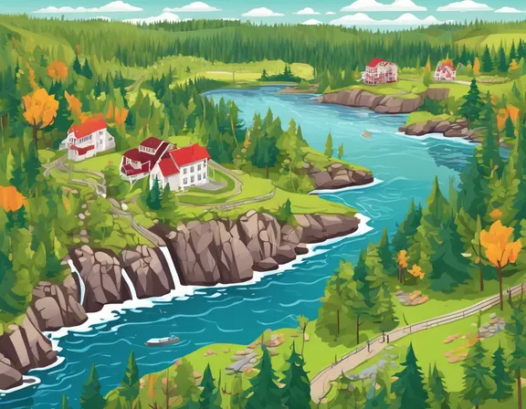 New Brunswick in the spring image