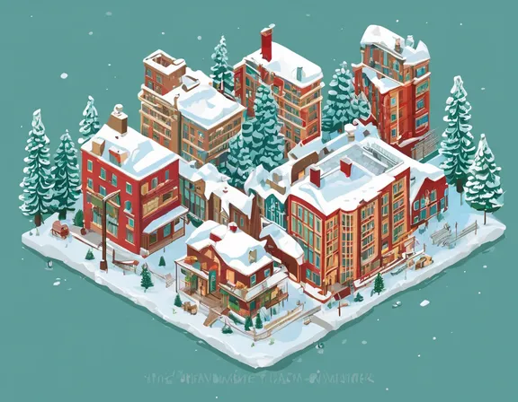 New Brunswick in the winter image