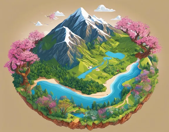 New Zealand in the spring image