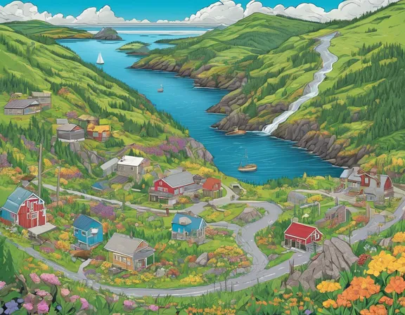 Newfoundland and Labrador in the spring image