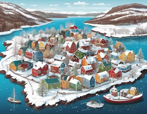 Newfoundland and Labrador in the winter image