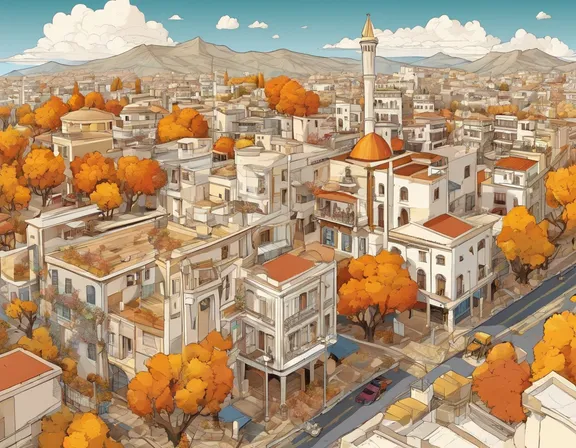 Nicosia in the fall image