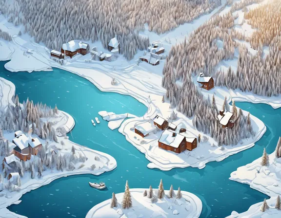 Northwest Territories in the winter image