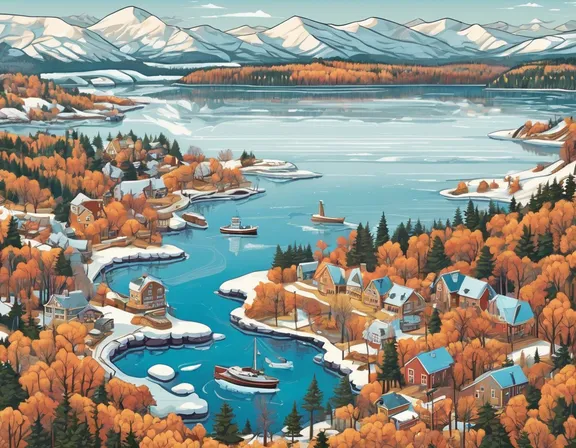 Nova Scotia in the winter image