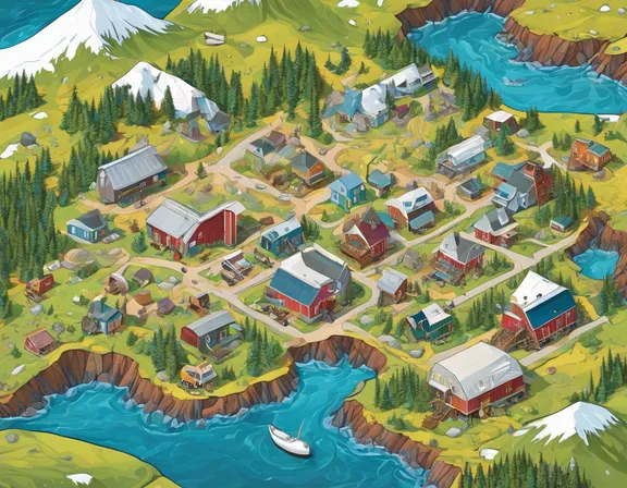 Nunavut in the spring image