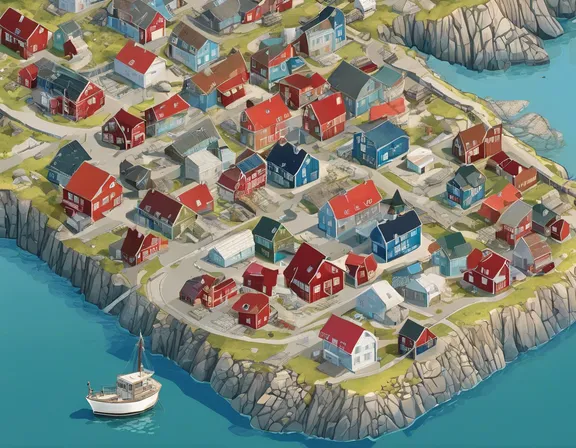 Nuuk in the summer image