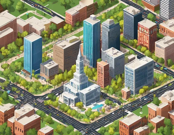 Oklahoma City in the spring image