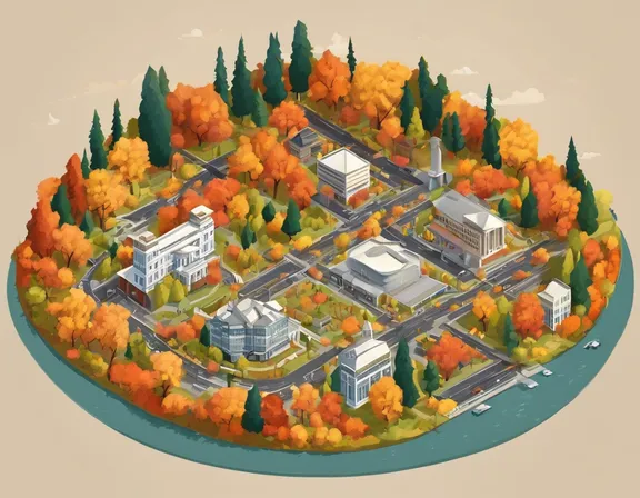 Olympia in the fall image