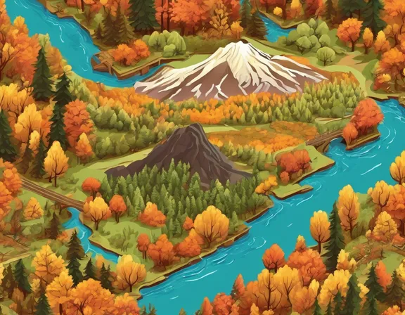 Oregon in the fall image