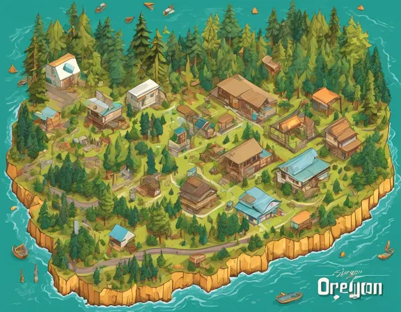 Oregon in the summer image