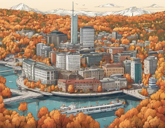 Oslo in the fall image