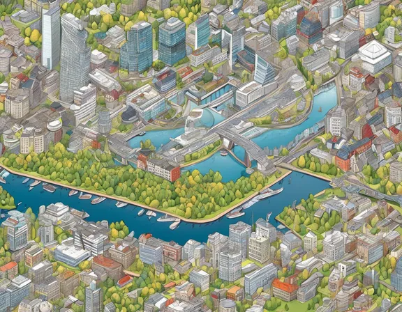 Oslo in the spring image