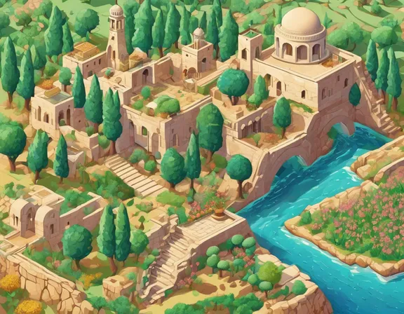 Palestine in the spring image