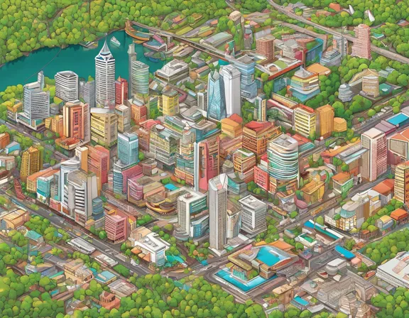 Port of Spain in the spring image