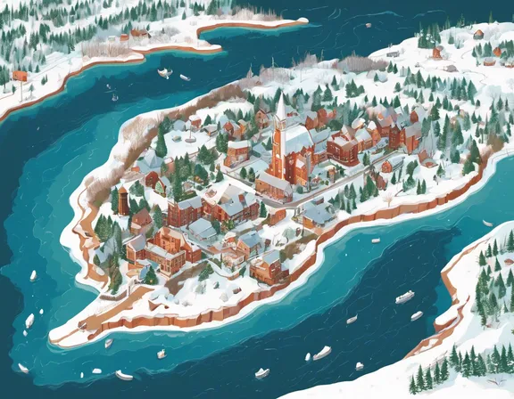 Prince Edward Island in the winter image