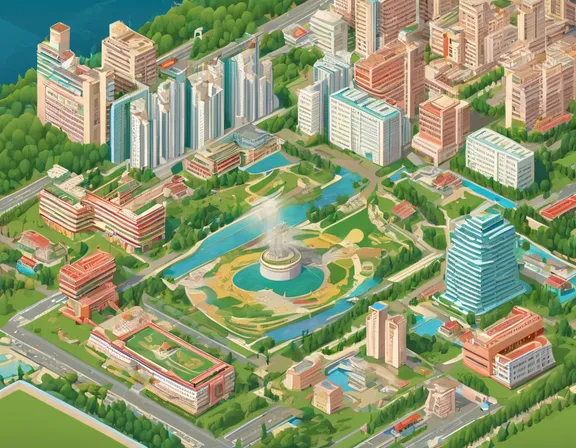 Pyongyang in the summer image